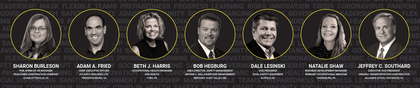 Participant headshots with name and titles