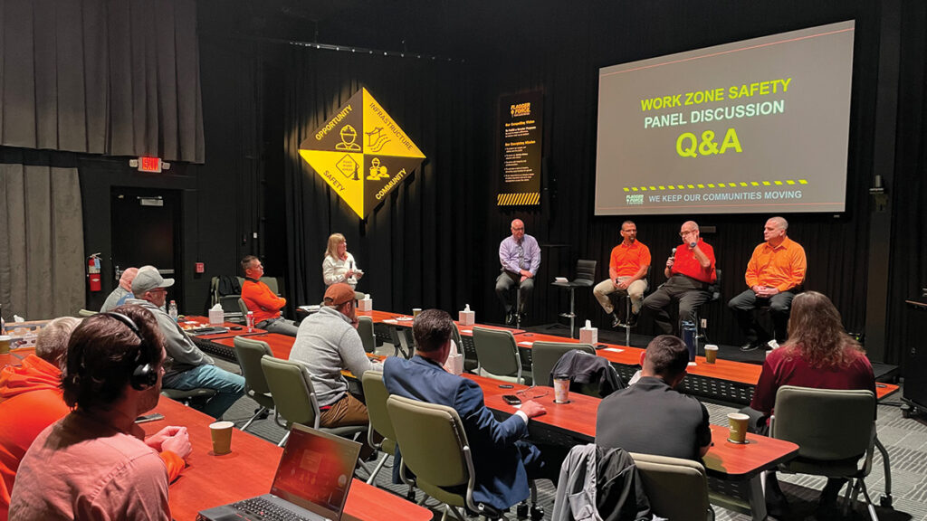 NWZAW Flagger Force's Coffee & Conversations about work zone safety event photo