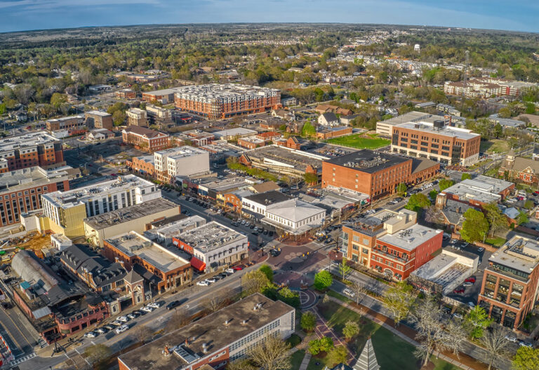 View of Alabama town