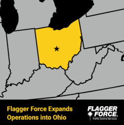 United States map with the state of Ohio colored in yellow.